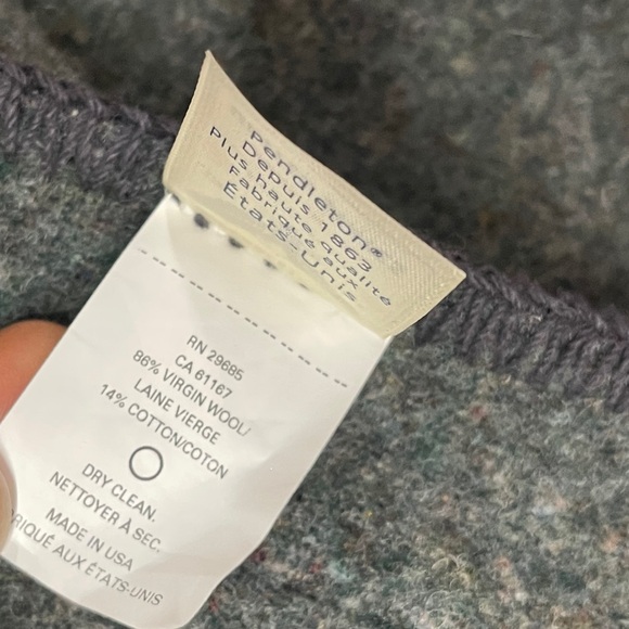 Pendleton Stripes Yakima Camp Wool/cotton large Throw Blanket - Picture 8 of 8